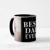 Best Bad Ever Vatertag 2 FotoCollage Tasse (Vorderseite Links)