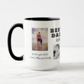 Best Bad Ever Vatertag 2 FotoCollage Tasse (Links)