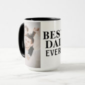 Best Bad Ever Vatertag 2 FotoCollage Tasse (Vorderseite Links)