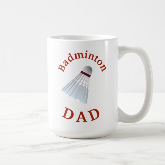 Best "Badminton VATER" jemals! Der Vater ist ein T Kaffeetasse (Rechts)