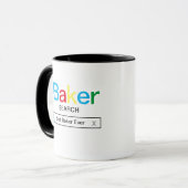 Best Baker je Search Motor Ergebnis Tasse (Vorderseite Links)