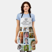 Best Baker Koch Weißes Herz Oma FotoCollage Schürze (Getragen)