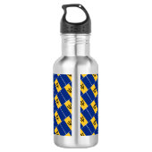 BEST BARBADIAN Barbados Flag kundenspezifisch Edelstahlflasche (Rückseite)