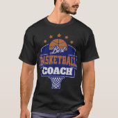 Best Basketball Coach Design T-Shirt (Vorderseite)
