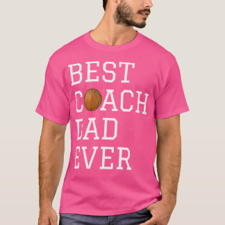 Best Basketball Coach Vater je Coachen Väter T-Shirt