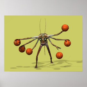 Best Basketball Dribbler Poster