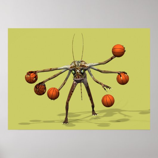 Best Basketball Dribbler Poster (Vorne)