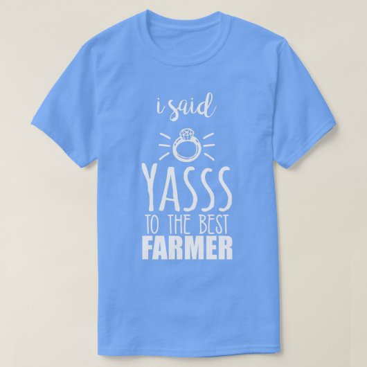 Best Bauer Bachelorette Hen Night T-Shirt (Design vorne)
