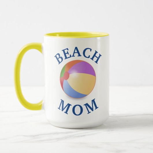Best "BEACH MAMA" jemals! Muttertag Tasse (Links)