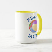 Best "BEACH MAMA" jemals! Muttertag Tasse (VorderseiteRechts)