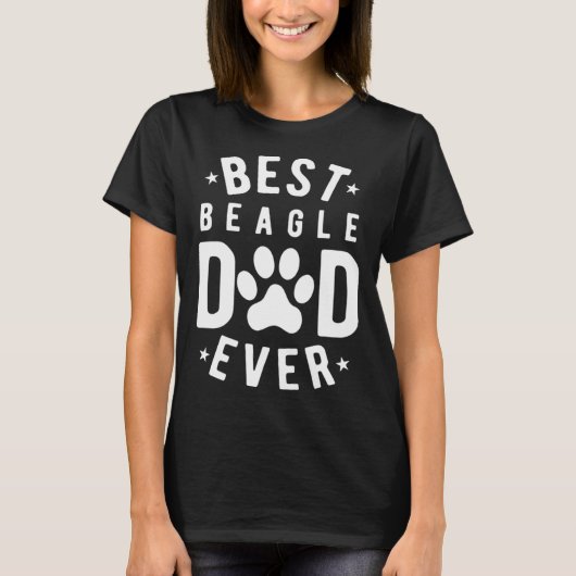 Best Beagle Dad Ever  Beagle Dad T-Shirt (Vorderseite)
