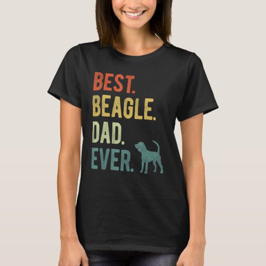 Best Beagle Dad Ever Dog Daddy Father s Day T-Shirt (Vorderseite)