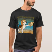 Best Beagle Dad Ever T- Shirt retro design (Vorderseite)