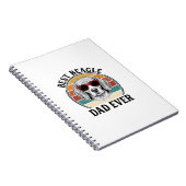 Best Beagle Dad Ever Vintage Beagle Shirt Design_1 Notizblock (Rechte Seite)