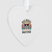 Best Beagle Dad Ever Vintage Beagle Shirt Design_1 Ornament (Vorderseite)