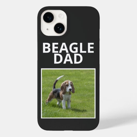 BEST BEAGLE DOG VATER FOTO PET Case-Mate iPhone HÜLLE (Rückseite)