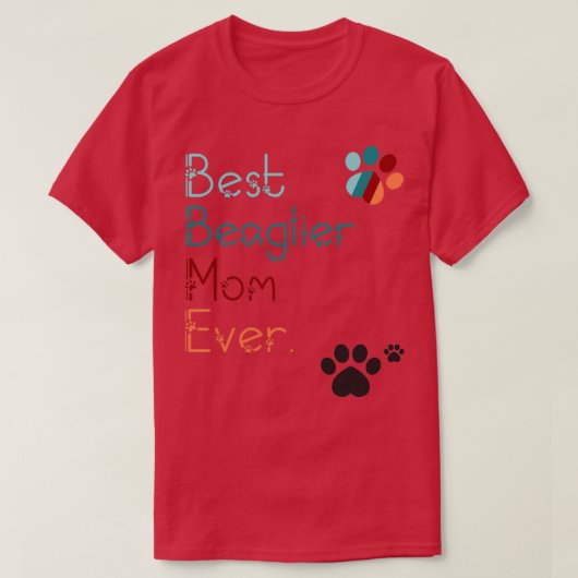 BEST Beaglier MAMA JE i Liebe Sie Beaglier Geschen T-Shirt (Design vorne)