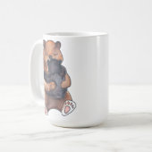 Best Bear Hugs Mama Mama Baby Bear Kaffeetasse (Vorderseite Links)