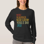 Best Bearded Beer Lovin Beagle Dad Pet  Dog Owner  T-Shirt (Vorderseite)