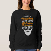 Best Bearded Beer Lovin' German Wirehaired Pointer Sweatshirt (Vorderseite)