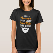Best Bearded Beer Lovin' Saint Bernard Dad Dog T-Shirt (Vorderseite)