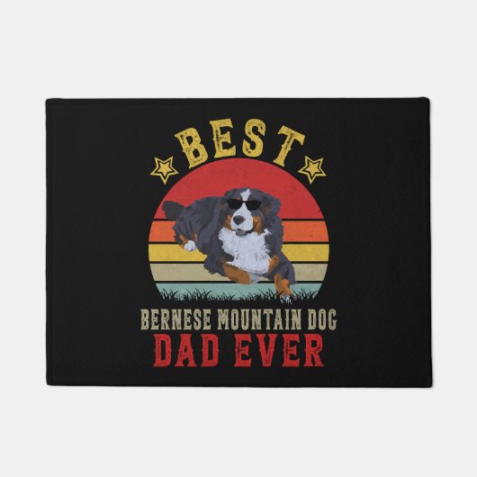 Best Bernese Mountain Dog Vater Fußmatte (Vorderseite)