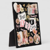 Best BFF Ever Fun Scrapbook Friends Photo Collage Fotoplatte (Seite)