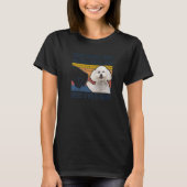Best Bichon Frise Hund Mama je Bump Fit Funny Dog T-Shirt (Vorderseite)
