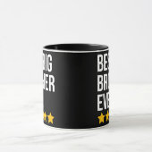 Best Big Brother Ever Sibling Funny Funny Big Bro Tasse (Zentrum)