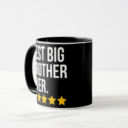 Best Big Brother Ever Sibling Funny Funny Big Bro  Tasse (Vorderseite Links)