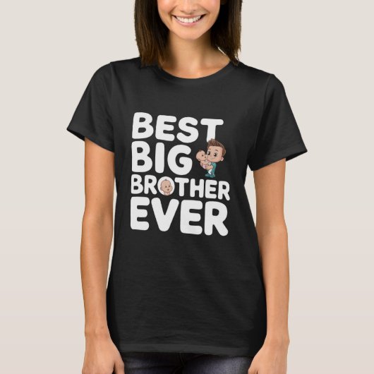 BEST BIG BROTHER JE T-Shirt (Vorderseite)