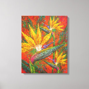 Best Bird of Paradise Wall Art Print Blume Leinwanddruck