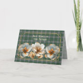 Best Birthday Wishes Cape Breton Island Tartan Karte (Vorderseite)