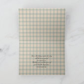 Best Birthday Wishes Saskatchewan Province Tartan Karte (Innenseite)