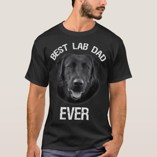 Best Black Labrador Retriever Vater Ever Labrador T-Shirt (Vorderseite)