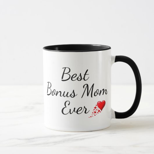 BEST-BONUS-MAMA JE Personalisierte Sprichwörter 31 Tasse (Rechts)