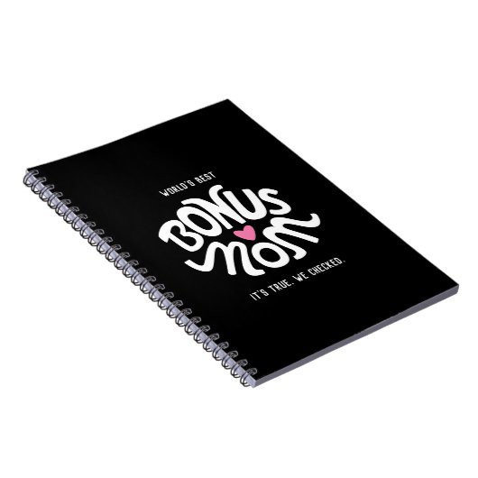 Best Bonus-Mama Typografie-Notebook Notizblock (Rechte Seite)