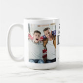Best BONUS VATER je Custom 2 Foto Step Vater Kaffeetasse (Links)