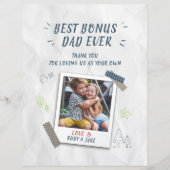 Best Bonus Vater Vathers Day Kids Foto (Vorderseite)