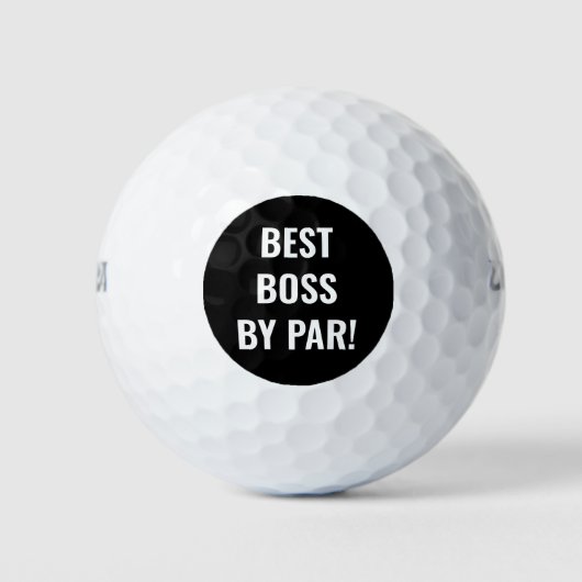 Best Boss by Par Sports Golfer Letting Golfball (Vorderseite)