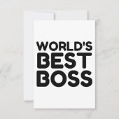 BEST-BOSS DANKESKARTE (Vorderseite)
