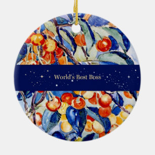 Best Boss der Welt (Theo van Rysselberghe Kunstwer Keramik Ornament