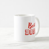 Best Boss Design Kaffeetasse (VorderseiteRechts)