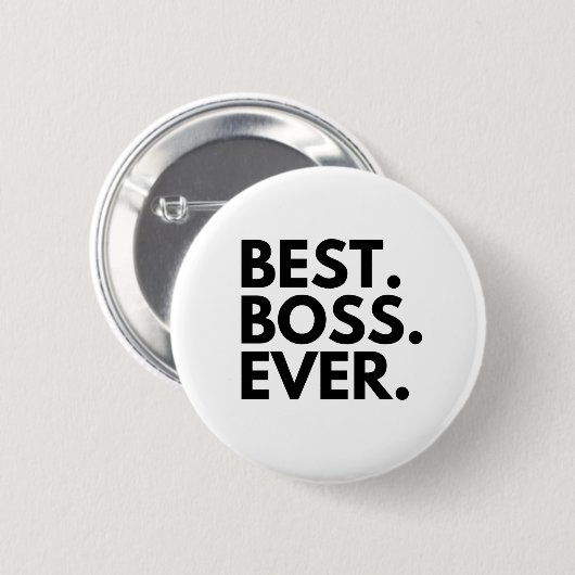 BEST BOSS EVER BUTTON (Vorne & Hinten)