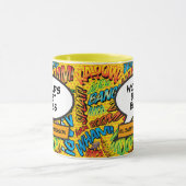 Best Boss Ever Fun Retro Pop Art Comic Tasse (Zentrum)