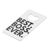 BEST BOSS EVER GELDBEUTEL FLASCHENÖFFNER (Rückseite Schrägansicht)