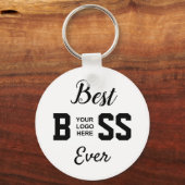 Best Boss Ever & Logo Schlüsselanhänger (Vorderseite)