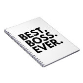 BEST BOSS EVER NOTIZBLOCK (Rechte Seite)