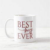 Best Boss Ever Personalized Coffee Mug Kaffeetasse (Links)