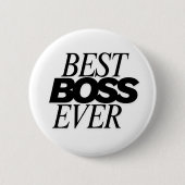 Best Boss je Button-Abzeichen | Fun Employee Appre Button (Vorderseite)